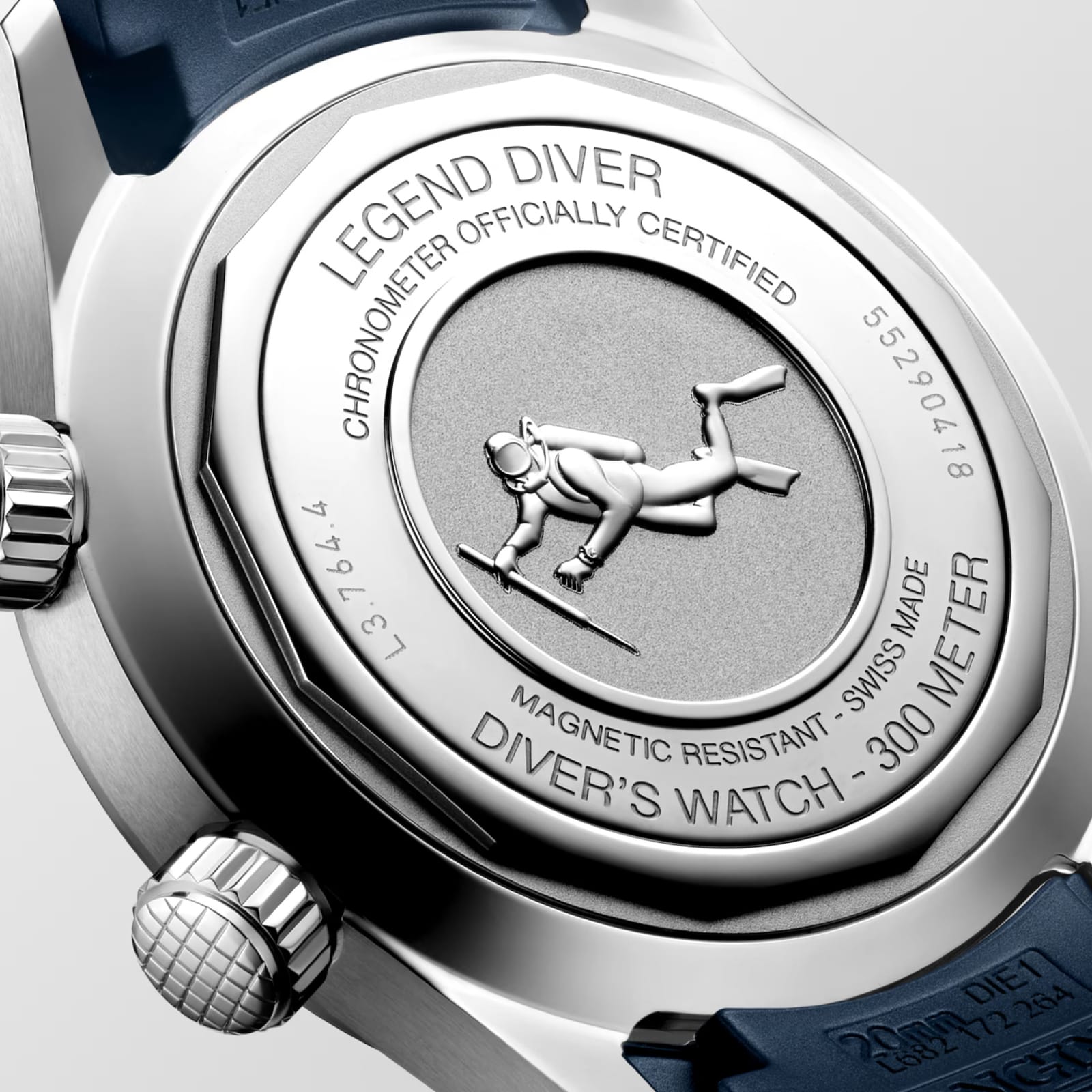 Longines Legend Diver 39mm Mens Watch Blue Longines Legend Diver 39mm Mens Watch Blue