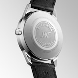 Longines Ultra-Chron Classic 40mm Mens Watch Silver Alligator
