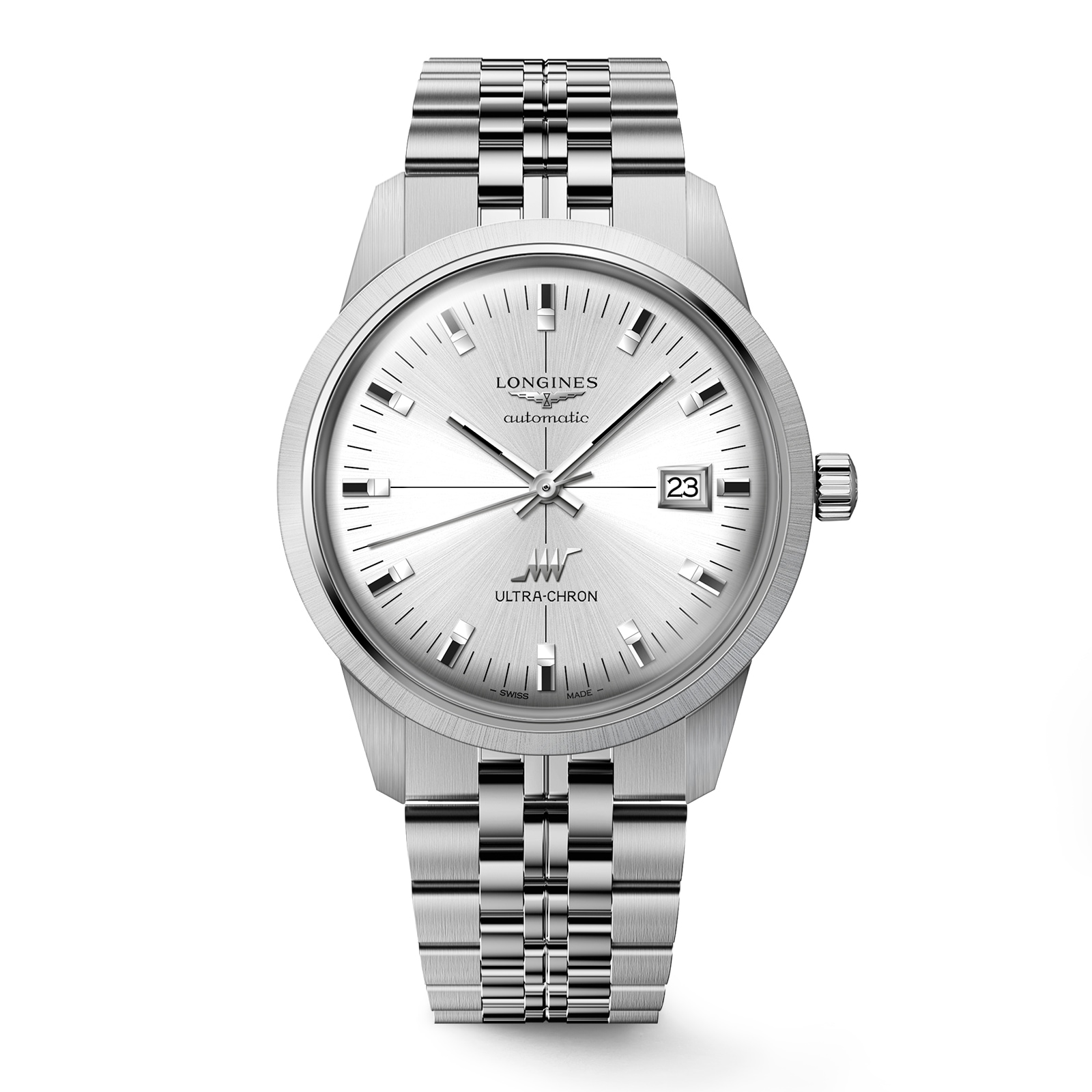 Longines Ultra-Chron Classic 40mm Mens Watch Silver Longines Ultra-Chron Classic 40mm Mens Watch Silver