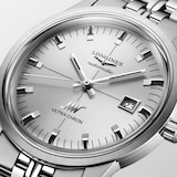 Longines Ultra-Chron Classic 40mm Mens Watch Silver