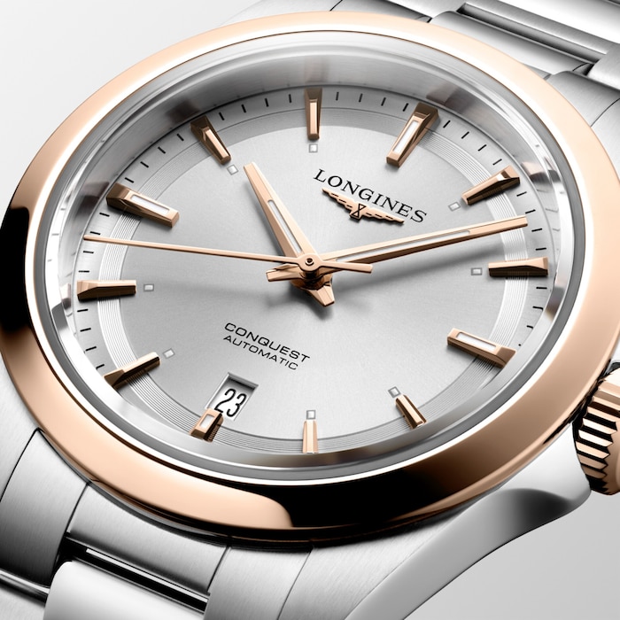 Longines Conquest 30mm Ladies Watch Silver