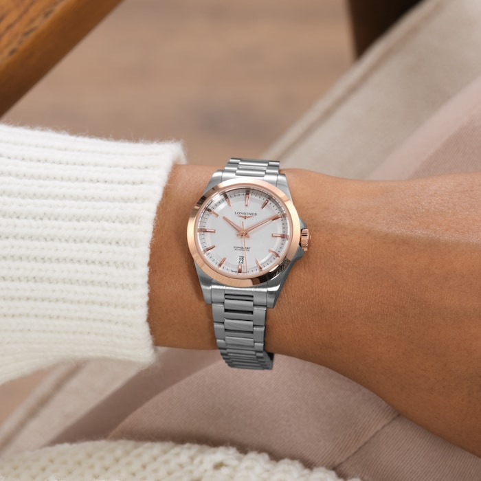 Longines Conquest 30mm Ladies Watch Silver