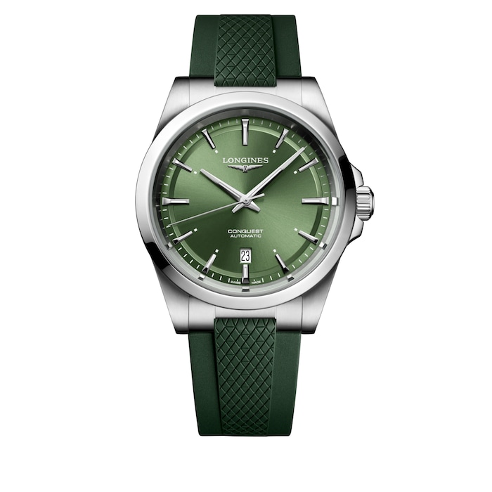 Longines Conquest 41mm Mens Watch Green