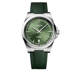 17351476 - Conquest 41mm Mens Watch Green
