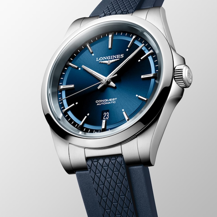 Longines Conquest 41mm Mens Watch Blue