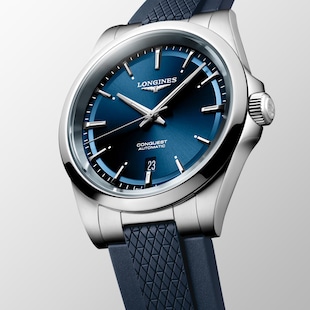 Longines Conquest 41mm Mens Watch Blue