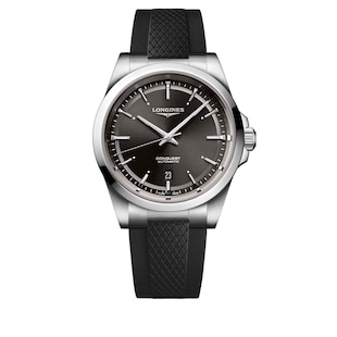Longines Conquest 41mm Mens Watch Black
