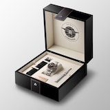 Longines Spirit Zulu Time 1925 39mm Mens Watch Black 18ct Rose Gold