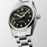 Longines Spirit Pilot 3 Hands 39mm Mens Watch Black