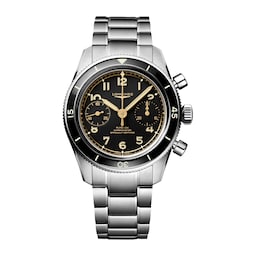 17351484 - Spirit Pilot Flyback Chronograph 39.5mm Mens Watch Black