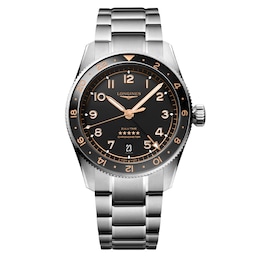 17351487 - Spirit Zulu Time 39mm Mens Watch Black
