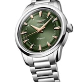 Longines Conquest Heritage 38mm Mens Watch Green