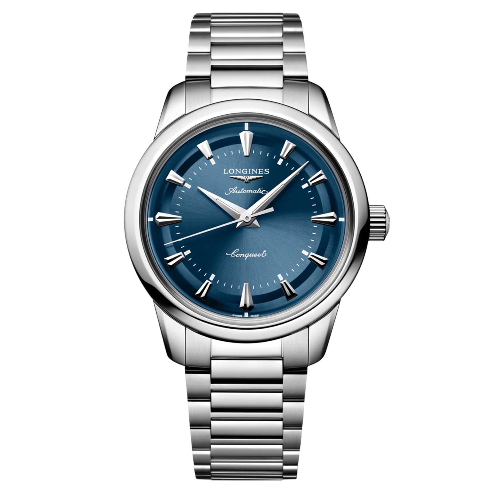 Longines Conquest Heritage 38mm Mens Watch Blue L16494926 | Betteridge