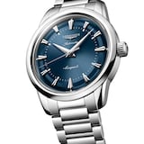Longines Conquest Heritage 38mm Mens Watch Blue