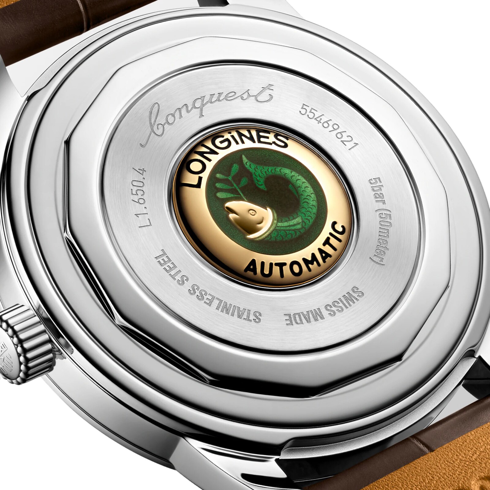 Longines Conquest Heritage 40mm Mens Watch Brown