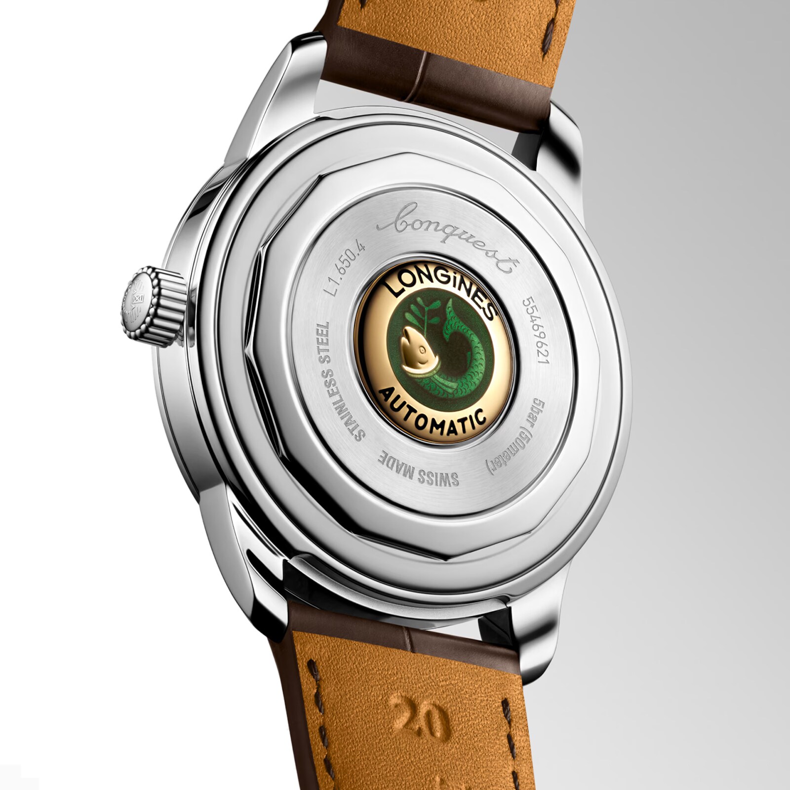 Longines Conquest Heritage 40mm Mens Watch Brown