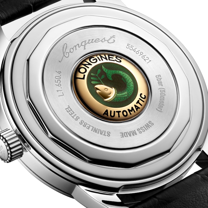 Longines Conquest Heritage 40mm Mens Watch Blue