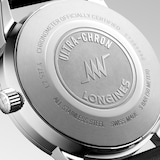 Longines Ultra-Chron Classic 37mm Mens Watch Silver Alligator