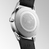 Longines Ultra-Chron Classic 37mm Mens Watch Silver Alligator
