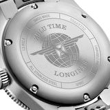 Longines Spirit Zulu Time 39mm Mens Watch Anthracite