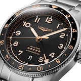 Longines Spirit Zulu Time 42mm Mens Watch Black