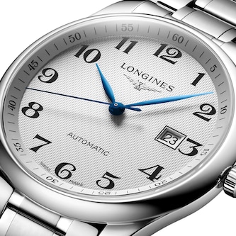 Longines Master Collection 42mm Mens Watch Silver
