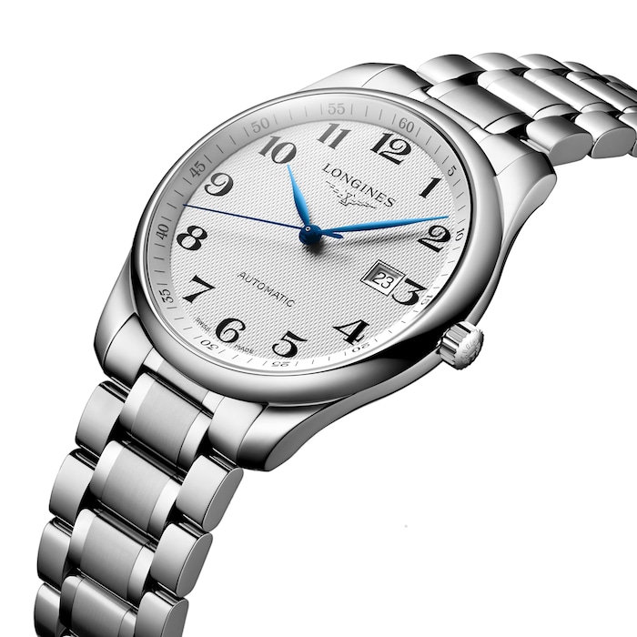 Longines Master Collection 42mm Mens Watch Silver