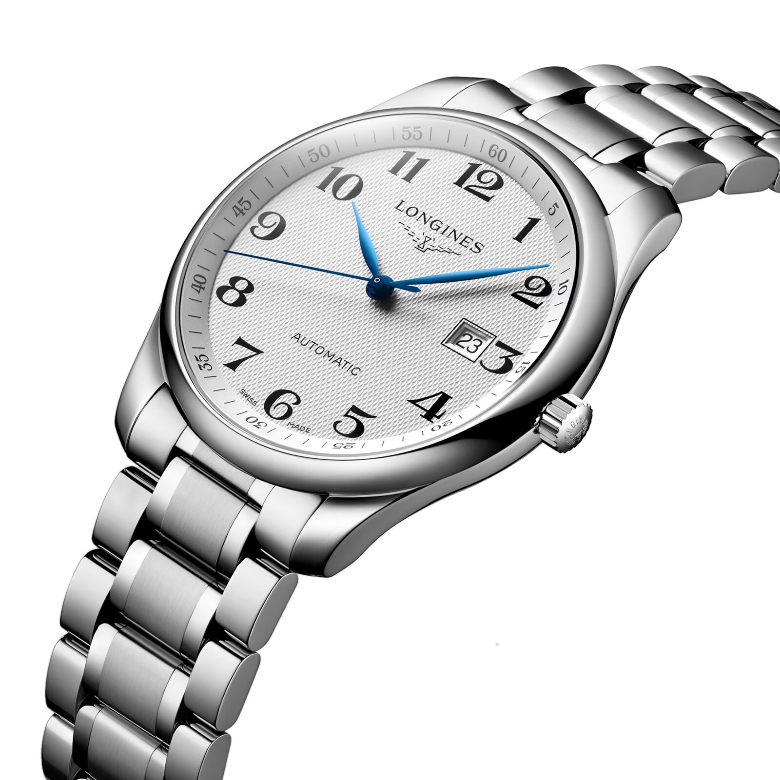 Longines Master Collection 42mm Mens Watch Silver