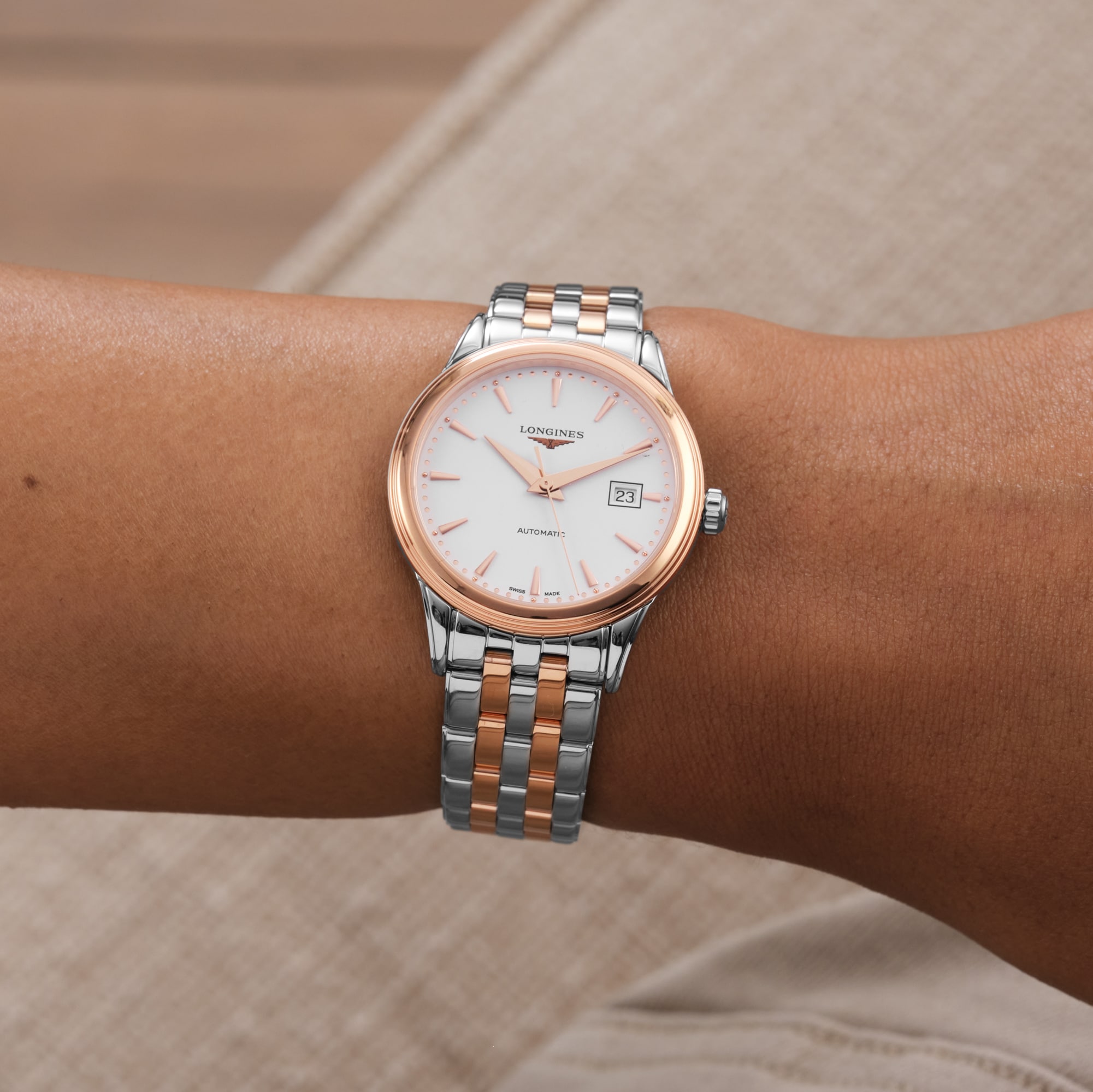 Longines Flagship Classic 30mm Ladies Watch White