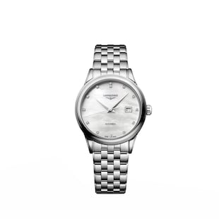 Longines Flagship 30mm Ladies Watch White Mother Of Pearl