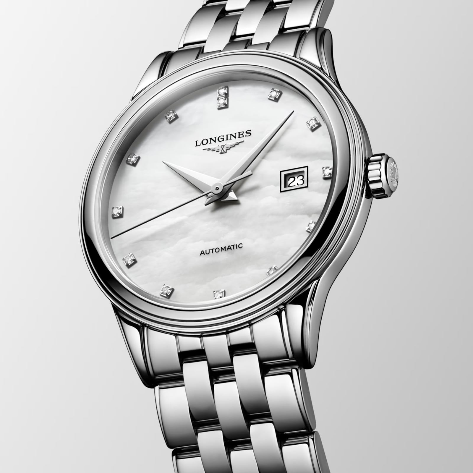 Longines Flagship Classic 30mm Ladies Watch White Mother Of Pearl