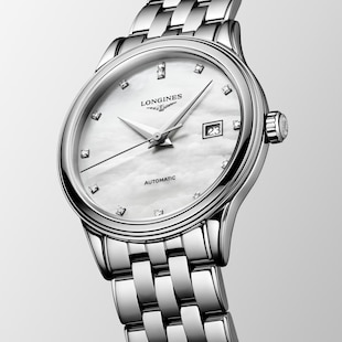 Longines Flagship 30mm Ladies Watch White Mother Of Pearl