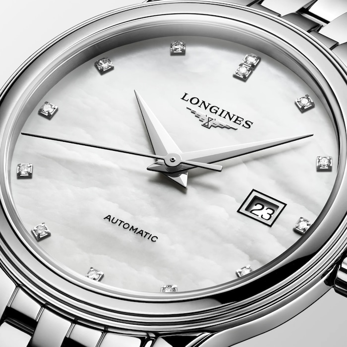 Longines Flagship Classic 30mm Ladies Watch White Mother Of Pearl