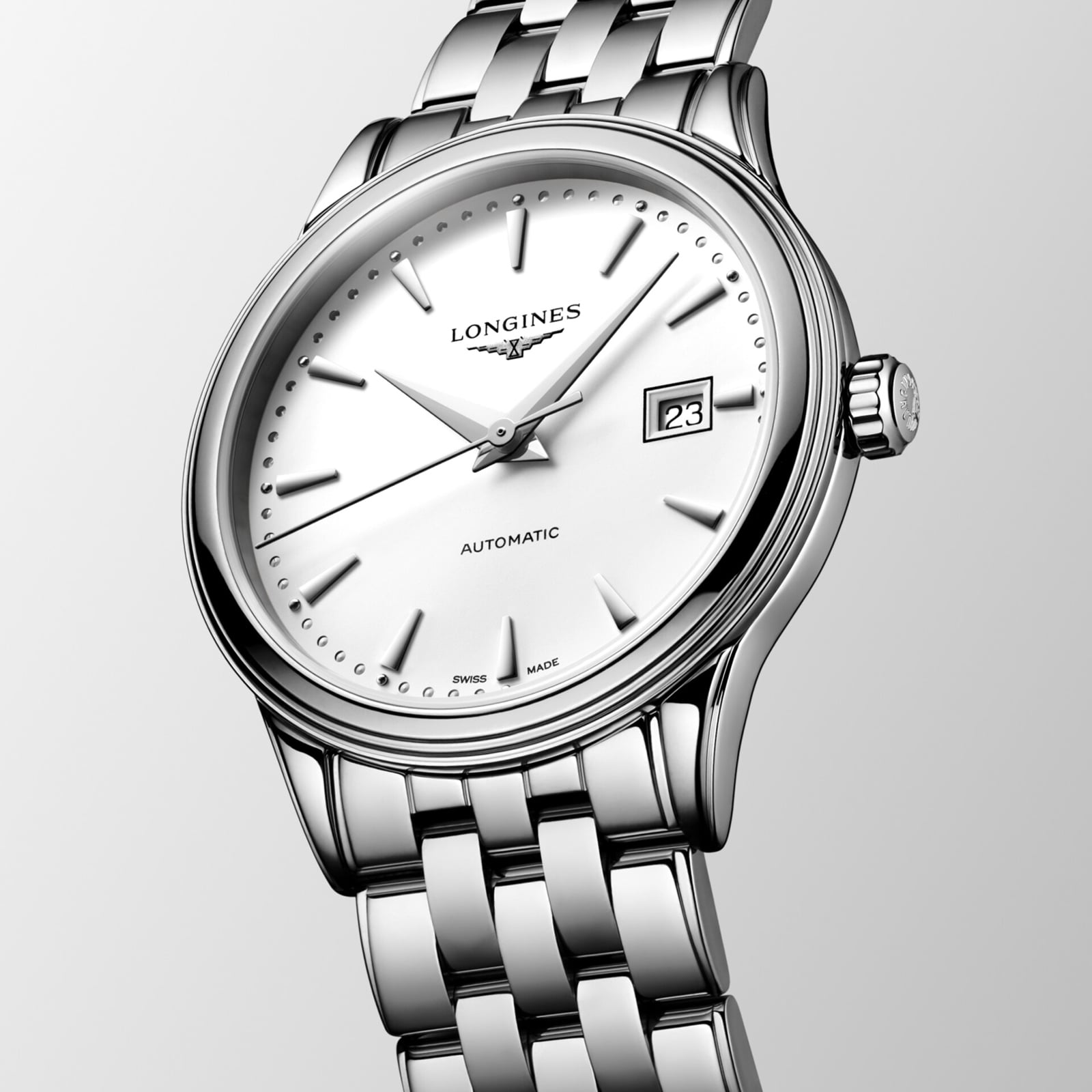 Longines Flagship Classic 30mm Ladies Watch White Stainless Steel Longines Flagship Classic 30mm Ladies Watch White Stainless Steel