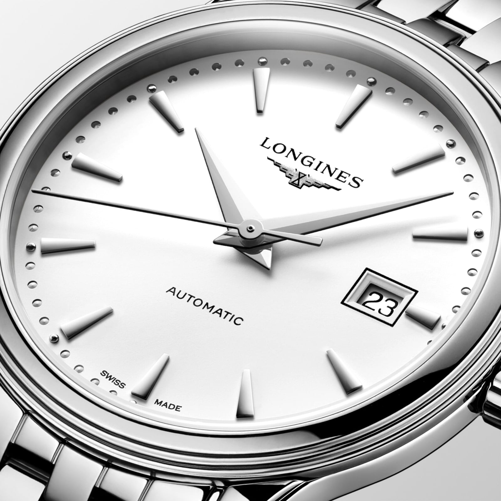 Longines Flagship Classic 30mm Ladies Watch White Stainless Steel Longines Flagship Classic 30mm Ladies Watch White Stainless Steel