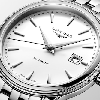 Longines Flagship Classic 30mm Ladies Watch White Stainless Steel