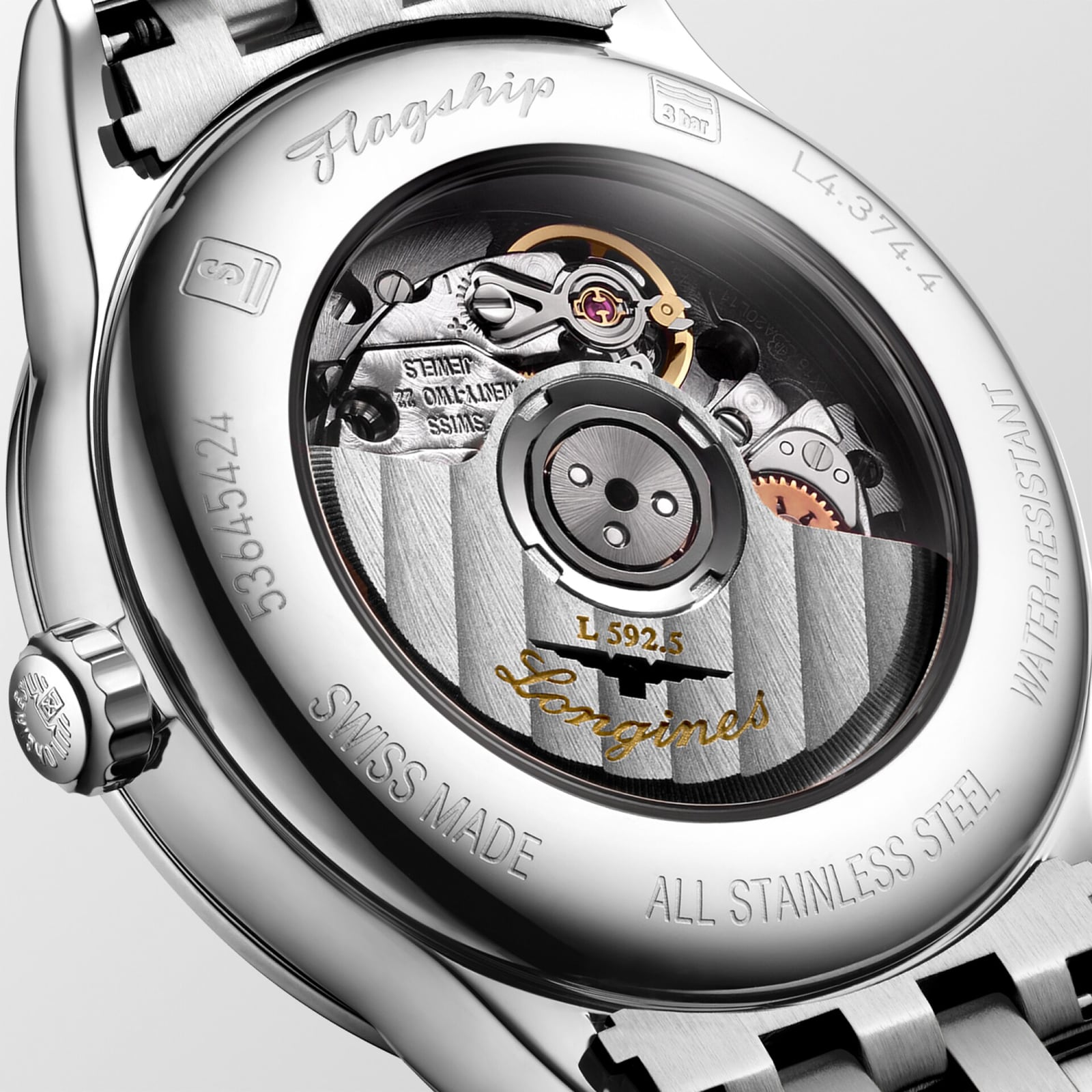 Longines Flagship Classic 30mm Ladies Watch White Stainless Steel Longines Flagship Classic 30mm Ladies Watch White Stainless Steel