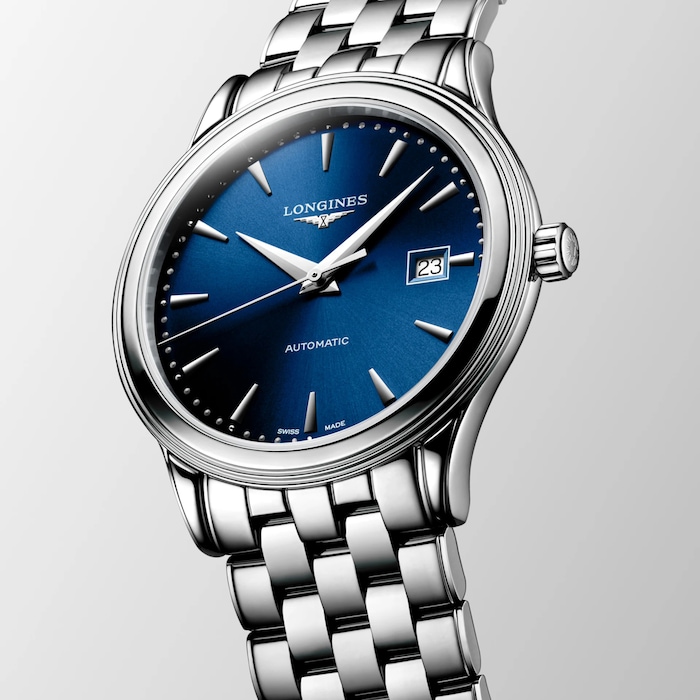 Longines Flagship 40mm Mens Watch Blue