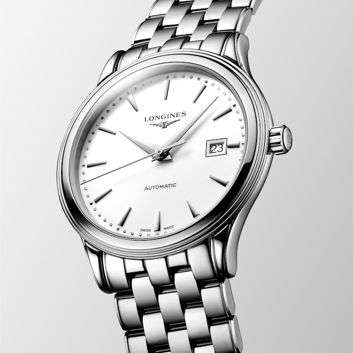 Longines Flagship 40mm Mens Watch White