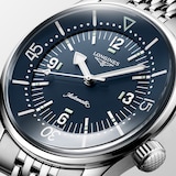 Longines Legend Diver 39mm Mens Watch Blue Stainless Steel