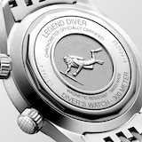 Longines Legend Diver 39mm Mens Watch Blue Stainless Steel