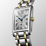 Longines DolceVita 20.8mm X 32mm Stainless Steel and Yellow Gold Ladies Watch