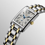 Longines DolceVita 20.8mm X 32mm Stainless Steel and Yellow Gold Ladies Watch