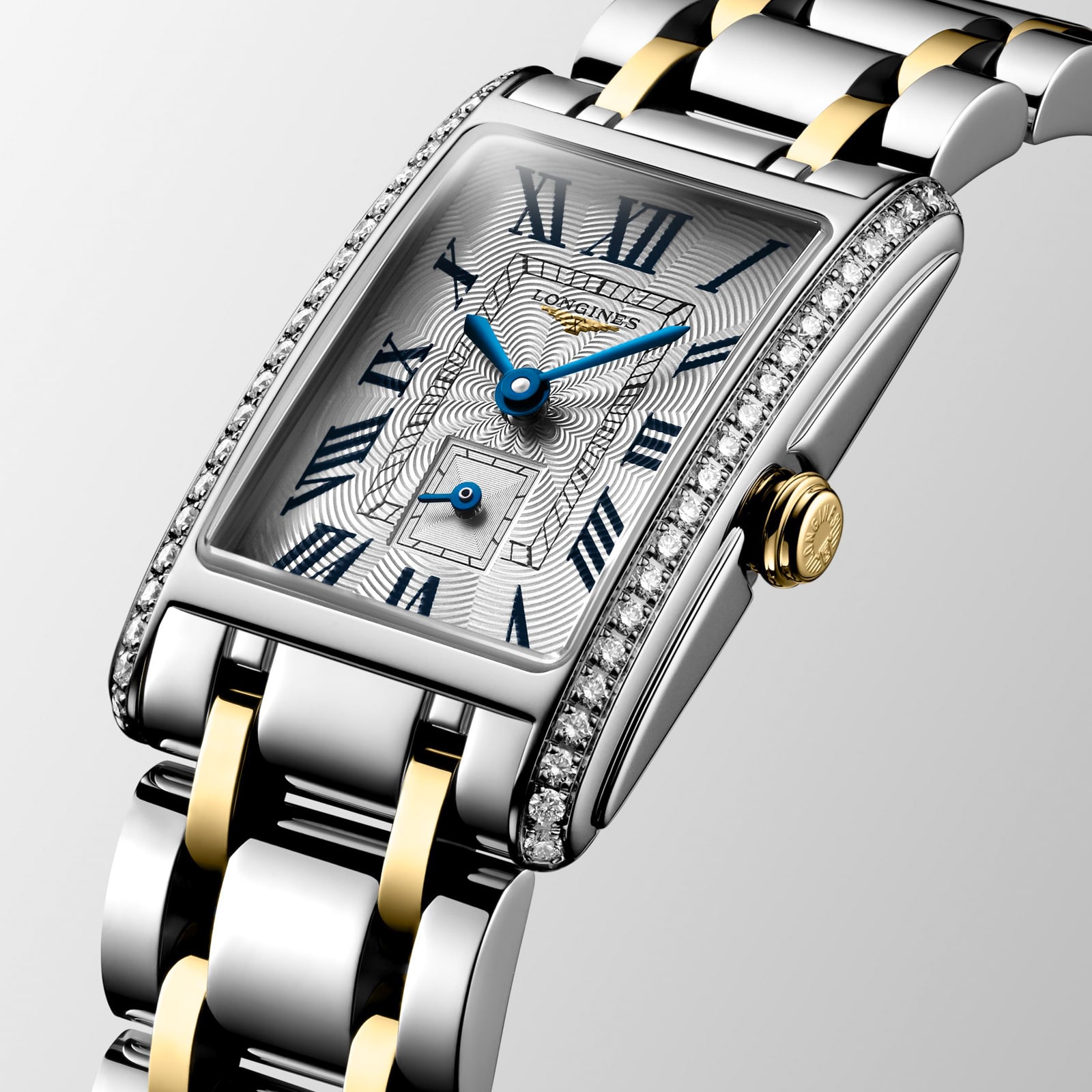 Longines DolceVita 20.8mm X 32mm Stainless Steel and Yellow Gold Ladies Watch Longines DolceVita 20.8mm X 32mm Stainless Steel and Yellow Gold Ladies Watch