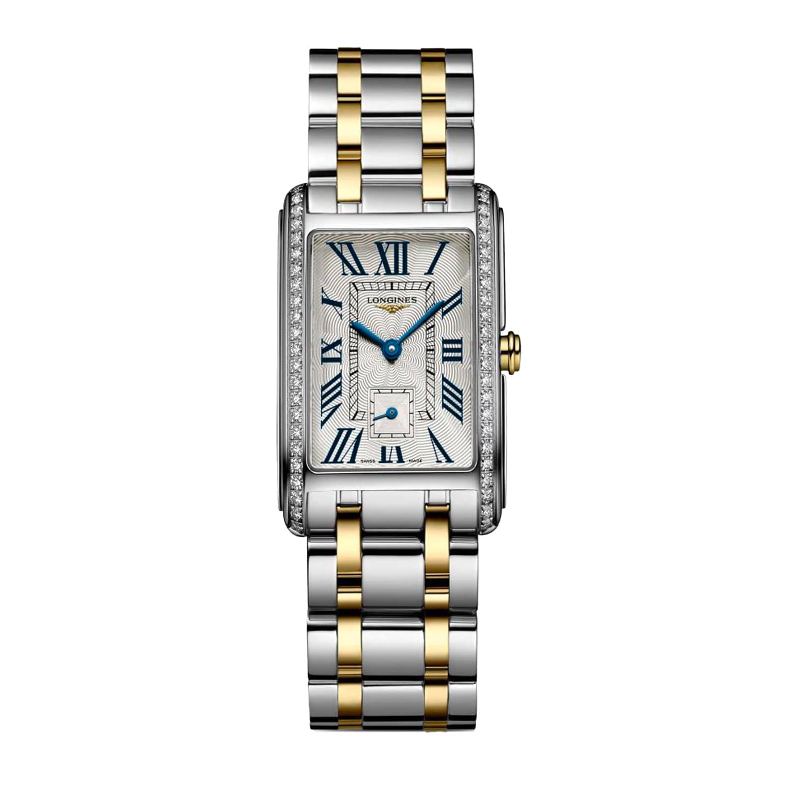 Longines Dolce Vita 23.30 x 37 mm Stainless Steel and Yellow Gold Ladies Watch Longines Dolce Vita 23.30 x 37 mm Stainless Steel and Yellow Gold Ladies Watch