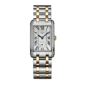 Longines Dolce Vita 23.30 x 37 mm Stainless Steel and Yellow Gold Ladies Watch
