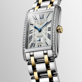 Longines DolceVita 23.30 x 37 mm Stainless Steel and Yellow Gold Ladies Watch