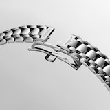 Longines PrimaLuna 34mm Ladies Watch Silver