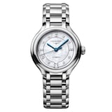 Longines PrimaLuna 34mm Ladies Watch Mother Of Pearl