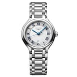 Longines PrimaLuna 30mm Ladies Watch Silver